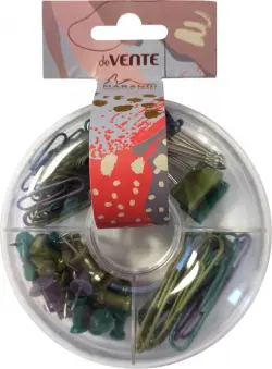 Набор скрепки, кнопки, зажимы Marandi