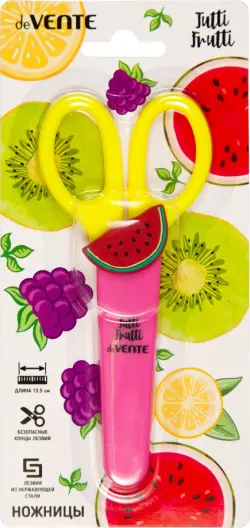 Ножницы детские Tutti-Frutti. Watermelon, 13,5см