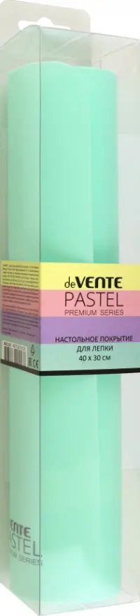 Покрытие настольное для лепки Pastel, силикон, бирюзовый