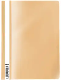 Папка-скоросшиватель, бежевая, А4