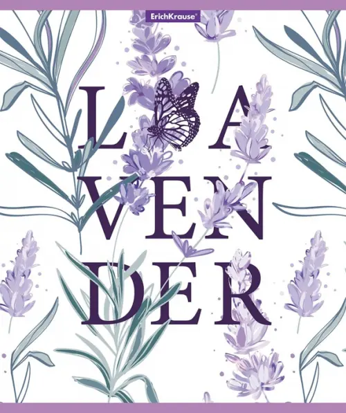 

Тетрадь Lavender, А5, 48 листов, клетка, в ассортименте