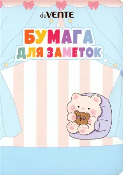 Набор клейкой бумаги для заметок Teddy, 7 дизайнов