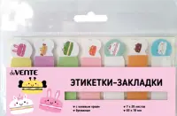 Этикетки-закладки Macaron animals, 7 дизайнов