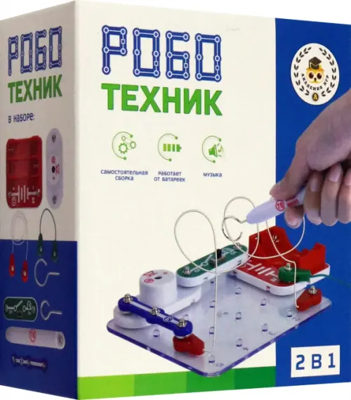 

Электронный конструктор Роботехник 2 в 1, Синий