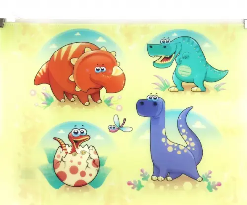 

Папка на молнии Dinosaurs, в ассортименте