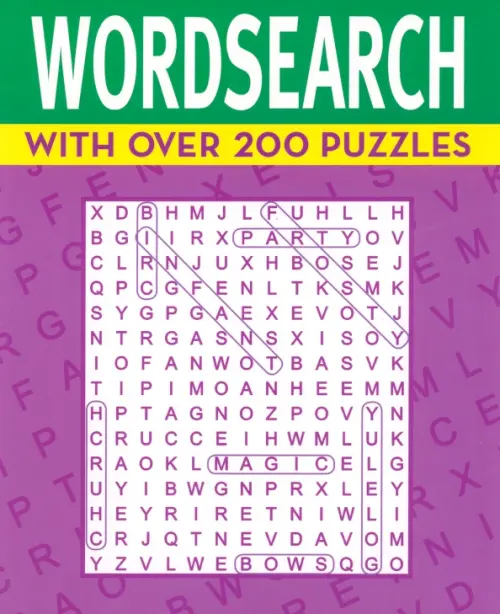

Wordsearch. With over 200 Puzzles