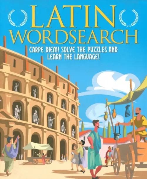 

Latin Wordsearch. Carpe Diem! Solve the Puzzles and Learn the Language!, Голубой