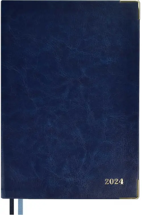 

Ежедневник датированный на 2024 год Сарифа, синий, А5, 176 листов