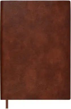 Ежедневник недатированный Шеврет, коричневый, А5, 120 листов