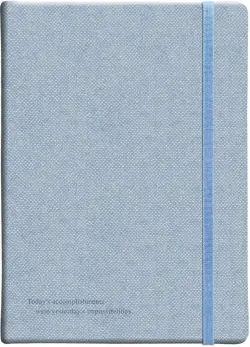 Ежедневник датированный на 2024 год Melange, голубой, А5, 176 листов