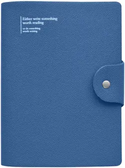 Ежедневник датированный на 2024 год Prague, синий, А5, 176 листов