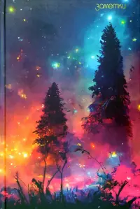 Книга для записей Переливы, 80 листов, А5, клетка