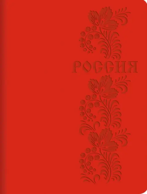 

Книга для записей Basics. Россия, 96 листов, А5, клетка, Красный