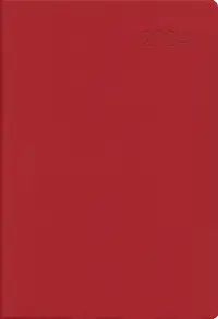 Ежедневник датированный на 2024 год Paragraph. Красный, 176 листов, А5