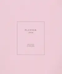 Планнер датированный на 2024 год Notes, розовый, 56 листов