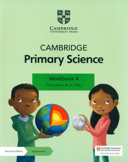 

Cambridge Primary Science. Workbook 4 with Digital Access, Зелёный