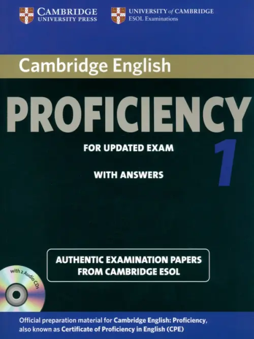 

Cambridge English Proficiency 1 for Updated Exam. Student's Book with Answers (+2CD), Чёрный