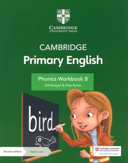 

Cambridge Primary English. Stage B. Phonics Workbook with Digital Access, Зелёный