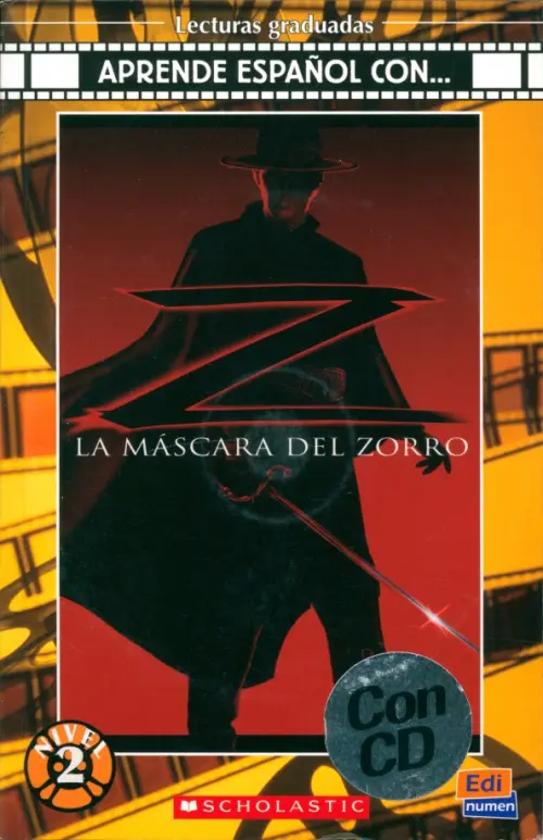 

La máscara del Zorro + CD, Красный
