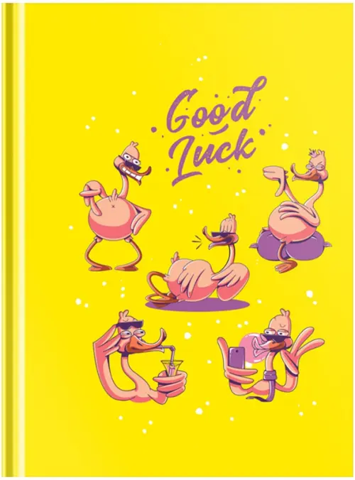 

Бизнес-блокнот Sweet luck, А6, 64 листа, клетка, в ассортименте