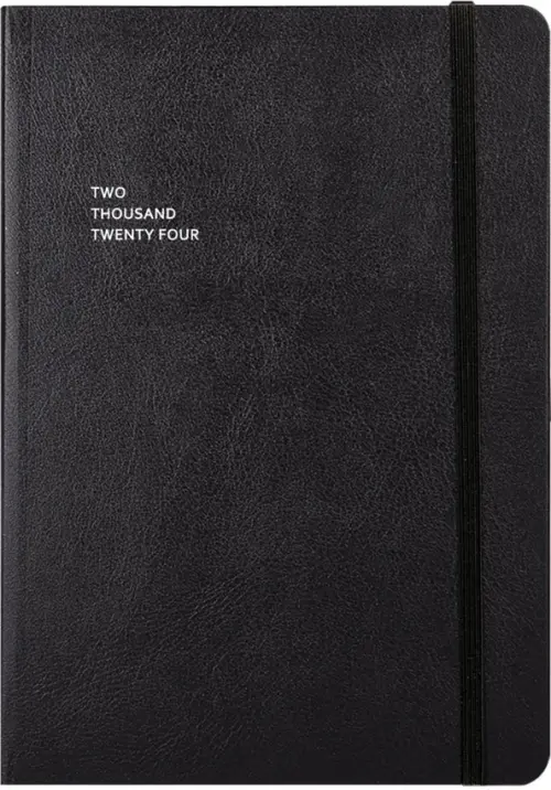 

Ежедневник недатированный Monochrome, черный, А5, 96 листов, Чёрный