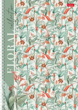 Тетрадь Floral coolection, А4, 80 листов, клетка