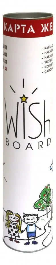 Карта визуализации WISH BOARD для семьи