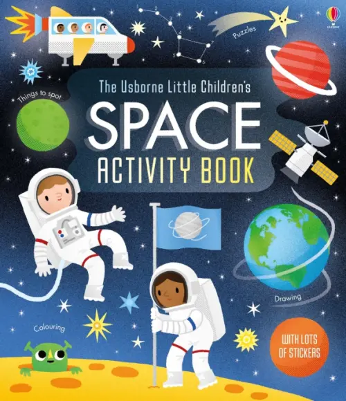 

Little Children's Space Activity Book, Синий