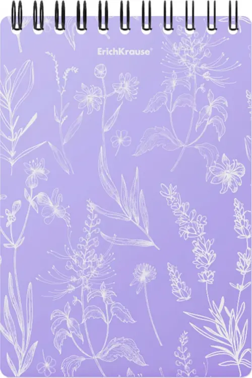 Блокнот с пластиковой обложкой Lavender А6 80 листов клетка 109₽