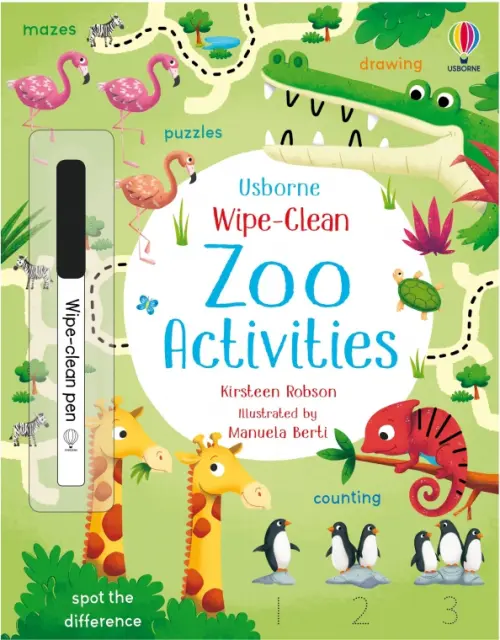 

Wipe-Clean Zoo Activities, Зелёный