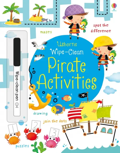 

Wipe-Clean Pirate Activities, Белый