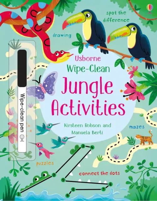 

Wipe-Clean Jungle Activities, Зелёный