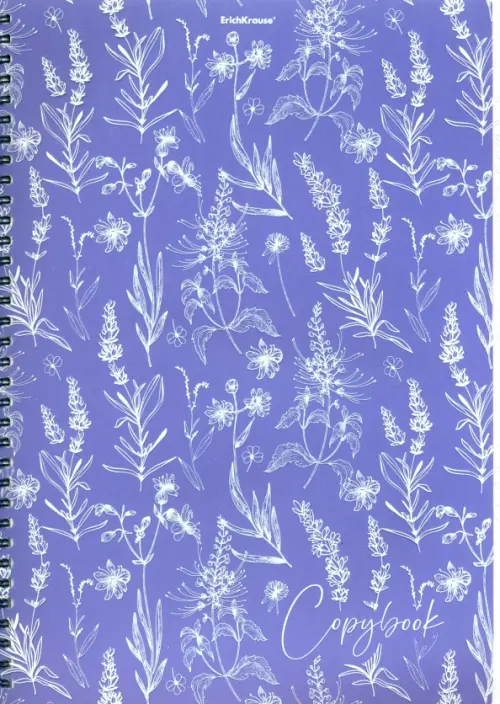 

Тетрадь общая Lavender, А4, 80 листов, клетка, спираль, Фиолетовый