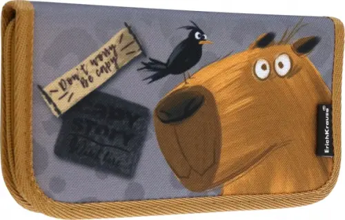 

Пенал-книжка Happy Capy, без наполнения, Жёлтый