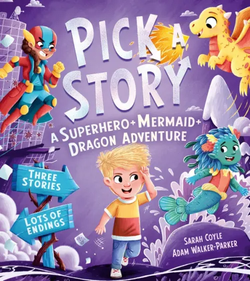 

A Superhero + Mermaid + Dragon Adventure, Фиолетовый