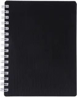 Записная книжка Velvet Черная, 80 листов, А6, клетка