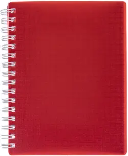 Записная книжка Canvas Красная, 80 листов, А6, клетка