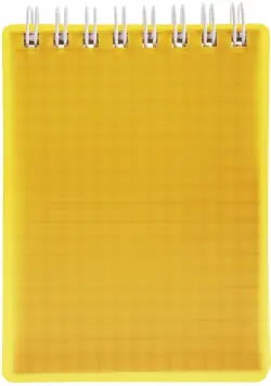Блокнот LINE NEON Желтый, 80 листов, А7, клетка