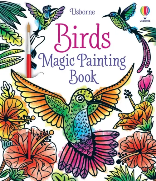 

Birds. Magic Painting Book, Белый