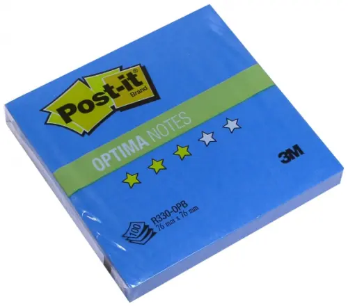 Блок самоклеящийся голубой пастель 76х76 мм 100 листов R330-OPB 83₽