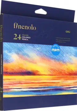 Карандаши цветные Finenolo, 24 цвета