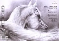 Бумага для пастелей, 50 листов, 210х297 "Ice", белый лед (БРI/А4)