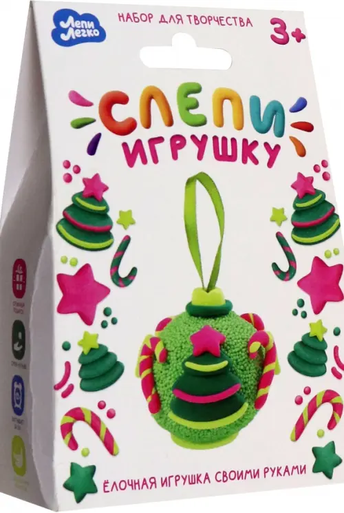 

Легкий пластилин. Слепи игрушку, зеленый, Белый