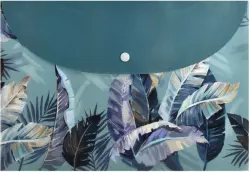 Папка для документов пластиковая Листья, А4