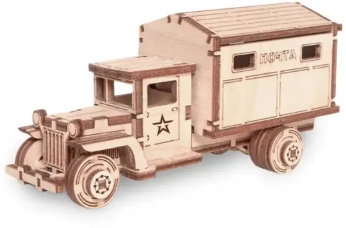 Конструктор деревянный Грузовик Почта 266₽