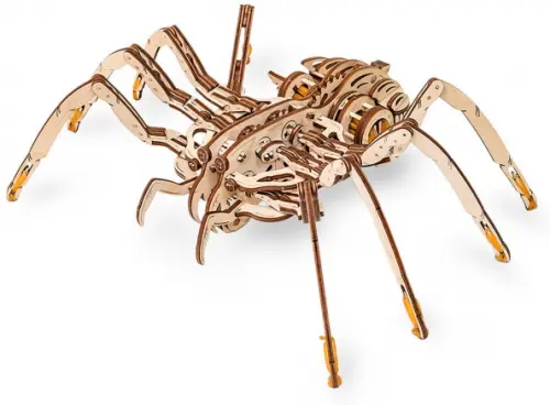 

Конструктор деревянный 3D Spider. Паук, Белый
