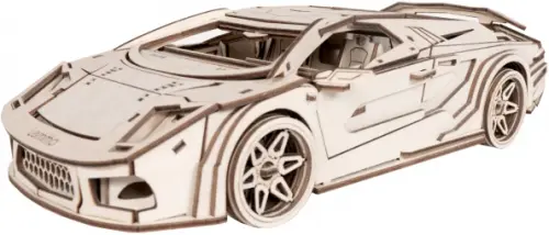

Конструктор 3D деревянный Спорткар Скат