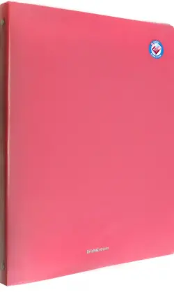 Папка на 4 кольцах пластиковая Glossy Bubble Gum, арома, 24мм, A4, ассорти