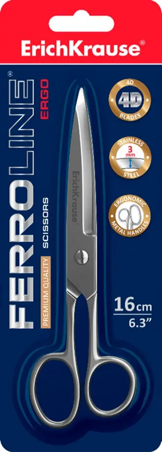 Ножницы Ferro цельнометаллические 16 см 752₽