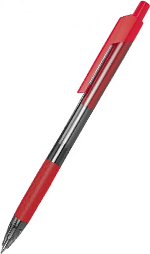 

Ручка шариковая красная 0.5 мм резиновая манжета Arrow (EQ01840), Красный